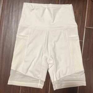 White mesh aerie bikers